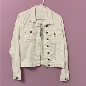 White denim jacket